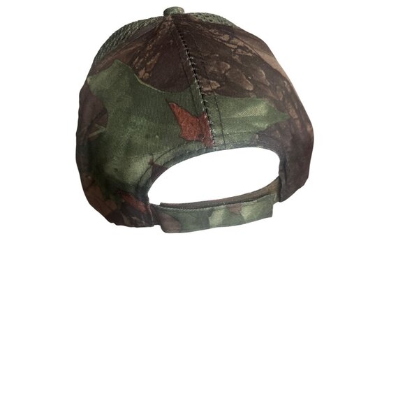 Kiss My Bass Embroidered Camo Trucker Hat Adjustable Snapback Mesh Back - Picture 4 of 6